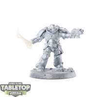Space Marines - Lieutenant - teilweise bemalt
