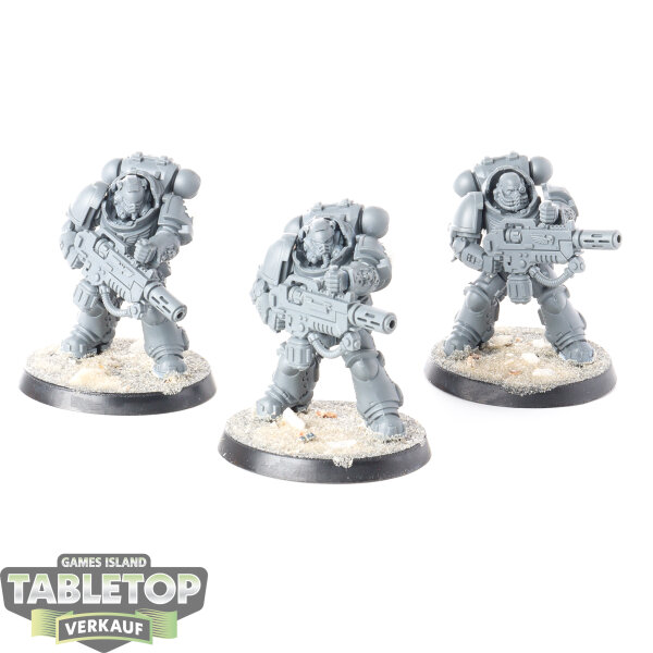 Space Marines - 3 Primaris Eradicators - unbemalt