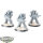 Space Marines - 3 Primaris Eradicators - unbemalt