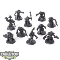 Orks - 10 Ork Beast Snagga Boyz - grundiert
