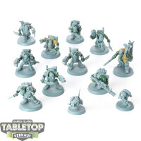 Orks - 10 Kommandos - teilweise bemalt