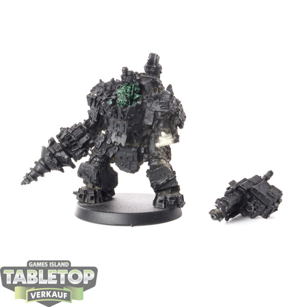 Sonstige - Orc Juggernaut Mecha-Armour with Shoota and Drill - grundiert