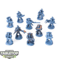 Space Wolves - 10 Grey Hunters classic - teilweise bemalt