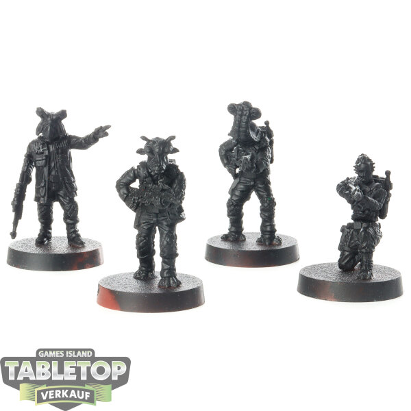 Rebellen - 4x Rebel Troopers Upgrade - grundiert