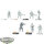 Rebellen - 7x Rebel Troopers Unit Expansion - teilweise bemalt