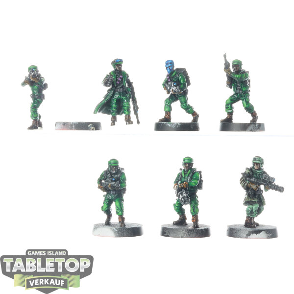 Rebellen - 7x Rebel Troopers Unit Expansion - teilweise bemalt