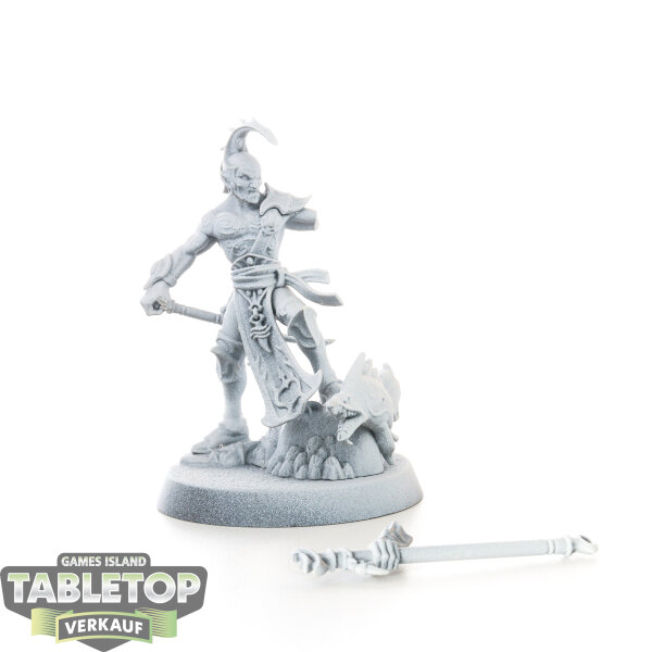 Idoneth Deepkin - Akhelian Thrallmaster - grundiert