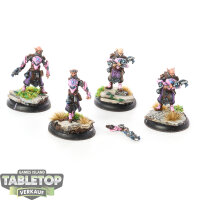 Retribution of Scyrah - 4 House Shyeel Arcanists - bemalt