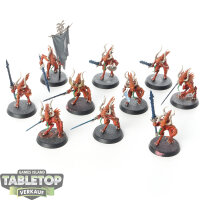 Blades of Khorne - 10 Bloodletters - bemalt