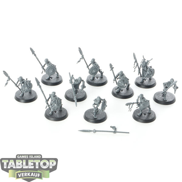 Vampire Counts - 10 Vampire Counts Skeleton Warriors - unbemalt