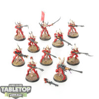 Drukhari - 10 Kabalite Warriors - bemalt