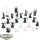 High Elf Realms - 21 Elven Archers - teilweise bemalt