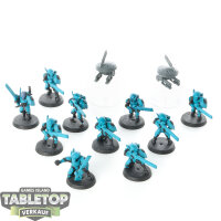 Tau Empire - 10 Fire Warriors Strike Team - teilweise bemalt