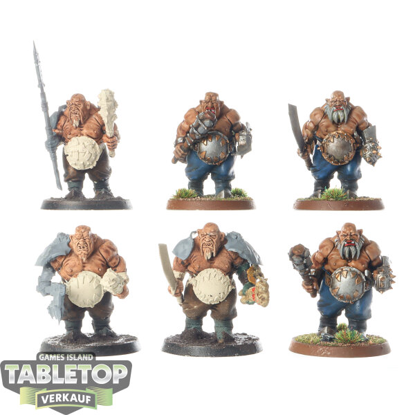 Ogor Mawtribes - 6 x Ogor Gluttons - teilweise bemalt