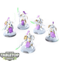 Adeptus Custodes - 5 Custodian Wardens - teilweise bemalt