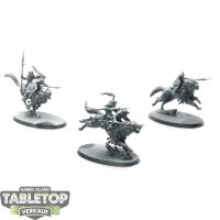Gloomspite Gitz - 3 Snarlpack Cavalry - teilweise bemalt