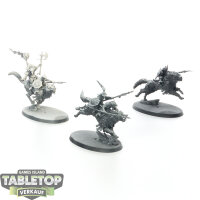 Gloomspite Gitz - 3 Snarlpack Cavalry - teilweise bemalt