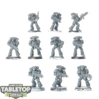 Space Marines - 10 Intercessors - unbemalt