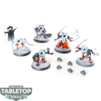 Genestealer Cults - 5x Hybrid Metamorphs - teilweise bemalt