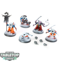 Genestealer Cults - 5x Hybrid Metamorphs - teilweise bemalt