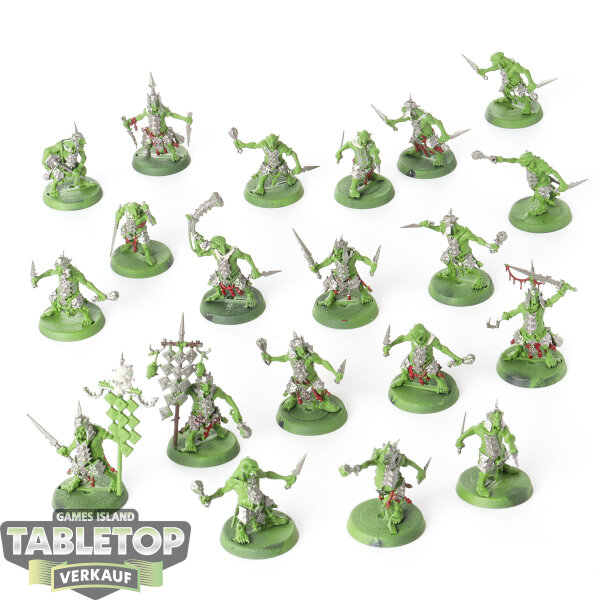 Orruk Warclans - 20x Hobgrot Slittaz - teilweise bemalt