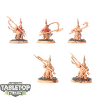 Fyreslayers - 5x Hearthguard Berzerkers - teilweise bemalt
