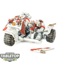 Dark Angels - Ravenwing Attack Bike - bemalt