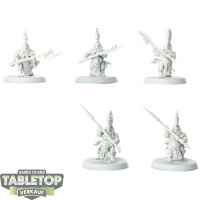 Fyreslayers - 5 Hearthguard Berzerkers - grundiert