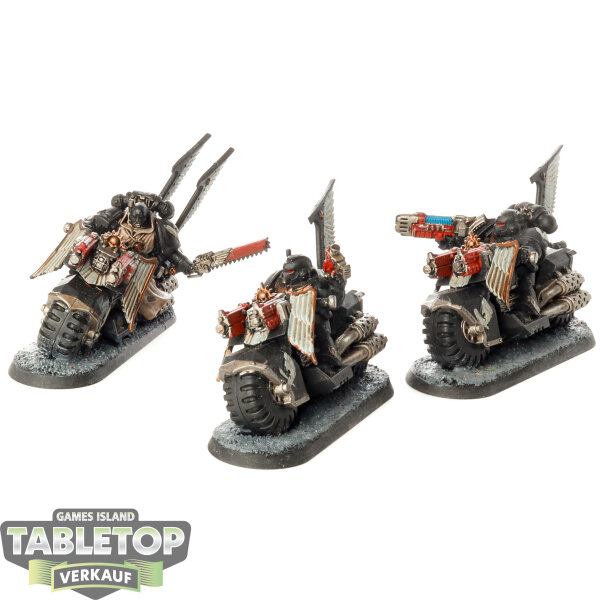 Dark Angels - 3 Ravenwing Bike Squadron - unbemalt