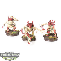 Tyraniden - 3x Tyranid Warriors - bemalt