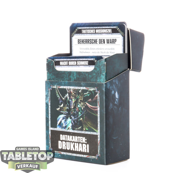 Drukhari - Data Cards 8th Edition - deutsch
