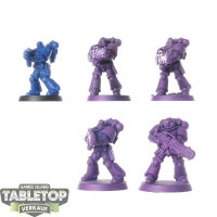 Space Marines - 5 Hellblaster Squad - teilweise bemalt
