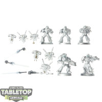 Grey Knights - 5 Grey Knights Interceptor Squad - grundiert