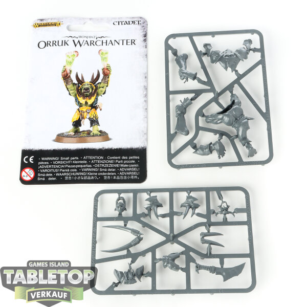 Orruk Warclans - Warchanter - im Gussrahmen