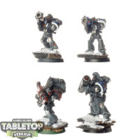 Space Wolves - 4x Longfang - bemalt