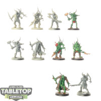Death Guard - 10x Poxwalkers - teilweise bemalt