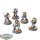Horus Heresy - 5x Imperial Fists-MKVI Assault Marines - bemalt