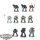 Space Marines - 10 Tactical Squad classic - teilweise bemalt