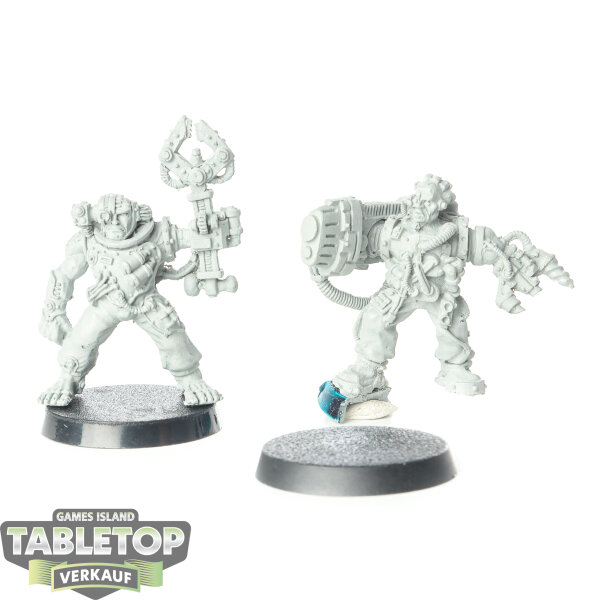 Grey Knights - Servitors with Plasma Cannon - unbemalt
