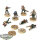 Rebellen - 7x Rebel Troopers klassisch - bemalt