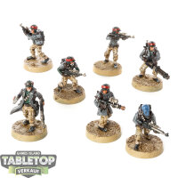 Rebellen - 7x Rebel Troopers klassisch - bemalt