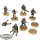 Rebellen - 7x Rebel Troopers klassisch - bemalt