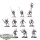 Blades of Khorne - 10 Bloodletters - bemalt