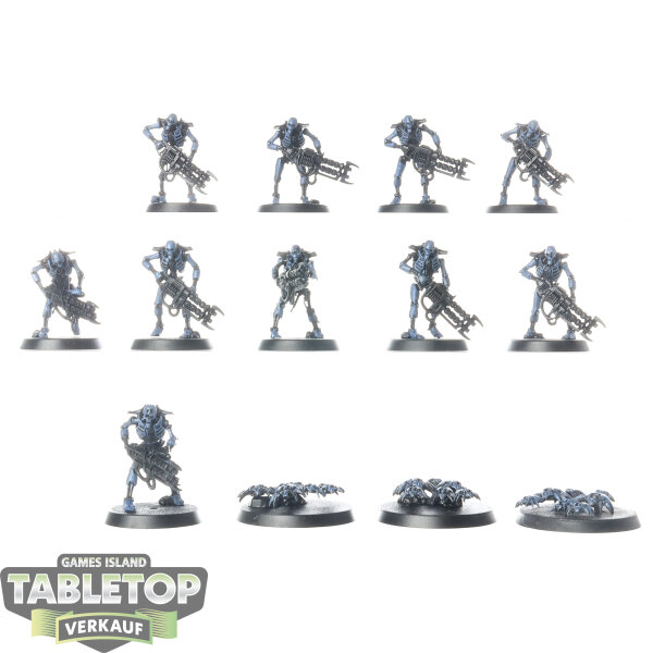 Necrons - 10 Necron Warriors - bemalt