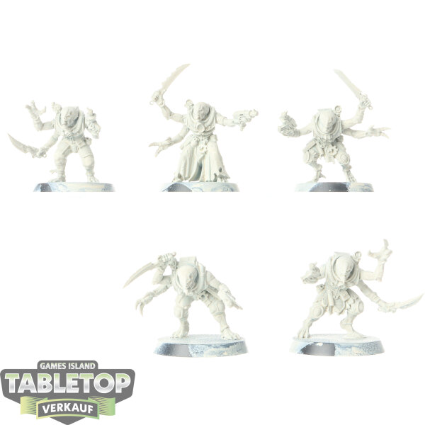 Genestealer Cults - 5 Acolyte Hybrids - grundiert