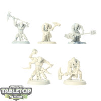 Genestealer Cults - 5 Aberrants - grundiert