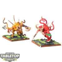 Chaos Space Marines - 2 Chaos Spawn - teilweise bemalt