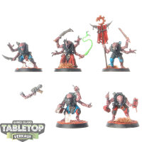 Genestealer Cults - 5 Acolyte Hybrids - bemalt