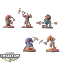 Genestealer Cults - 5 Aberrants - teilweise bemalt