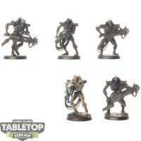 Necrons - 5x Immortals - teilweise bemalt